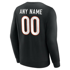 Cincinnati Bengals Team Authentic Personalized Name & Number Sweatshirt | NFL Discount