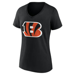 Cincinnati Bengals Women's Team Authentic Personalized Name & Number V-Neck T-Shirt | NFL US