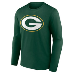 Green Bay Packers Team Authentic Personalized Name & Number Long Sleeve T-Shirt | NFL On sale