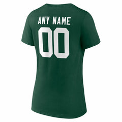 Green Bay Packers Women's Team Authentic Personalized Name & Number V-Neck T-Shirt | NFL Near me