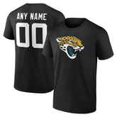 Jacksonville Jaguars Team Authentic Personalized Name & Number T-Shirt | NFL On sale