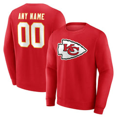 Kansas City Chiefs Team Authentic Personalized Name & Number Sweatshirt | NFL Discount