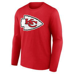 Kansas City Chiefs Team Authentic Personalized Name & Number Long Sleeve T-Shirt | NFL Hot