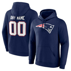 New England Patriots Team Authentic Personalized Name & Number Hoodie | NFL Near me