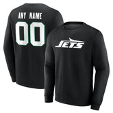 New York Jets Team Authentic Personalized Name & Number Sweatshirt | NFL US