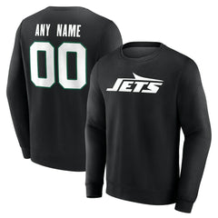 New York Jets Team Authentic Personalized Name & Number Sweatshirt | NFL US