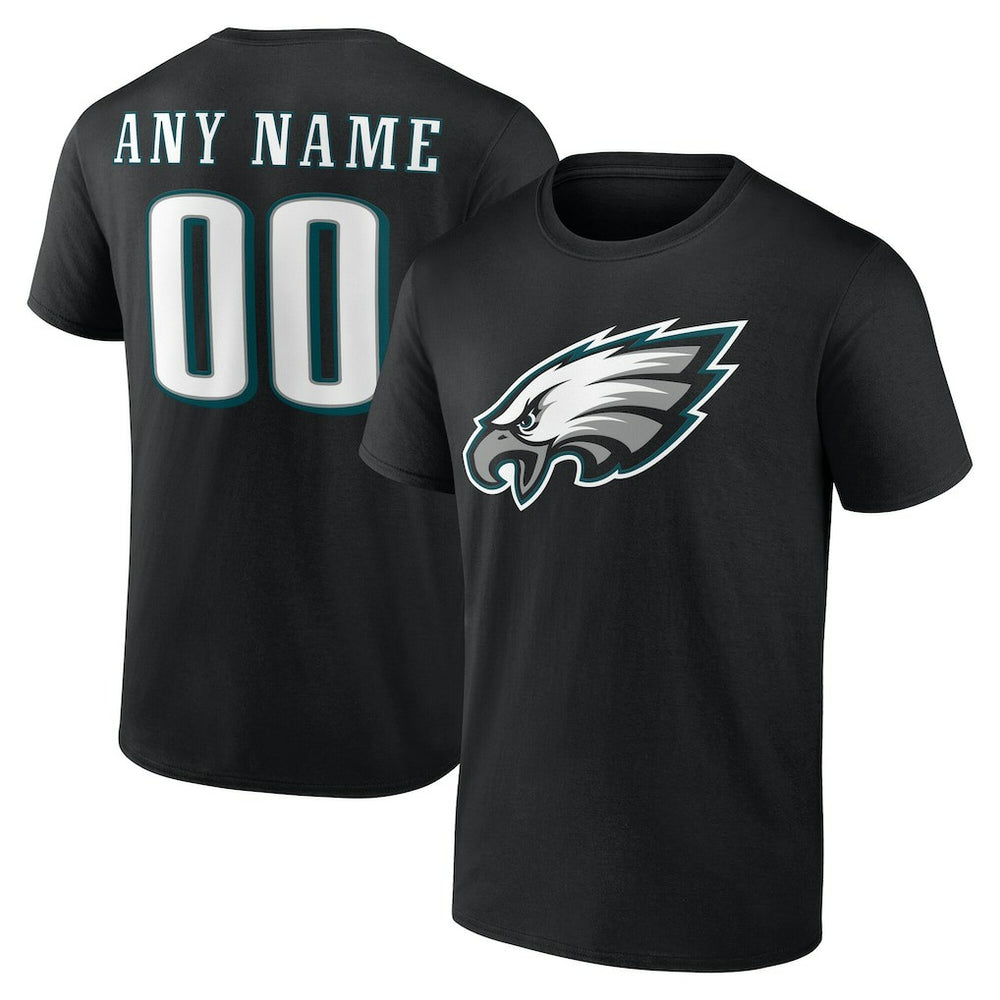 Philadelphia Eagles Team Authentic Personalized Name & Number T-Shirt | NFL New