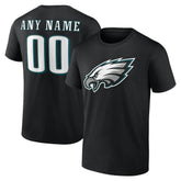 Philadelphia Eagles Team Authentic Personalized Name & Number T-Shirt | NFL New