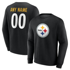 Pittsburgh Steelers Team Authentic Personalized Name & Number Sweatshirt | NFL New