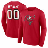 Tampa Bay Buccaneers Team Authentic Personalized Name & Number Long Sleeve T-Shirt | NFL Online