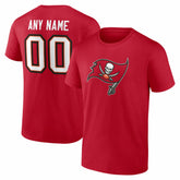 Tampa Bay Buccaneers Team Authentic Personalized Name & Number T-Shirt | NFL Sale