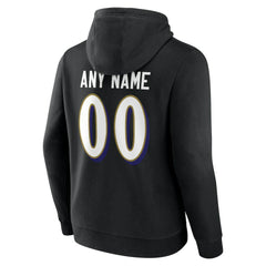 Baltimore Ravens Big & Tall Team Authentic Custom Hoodie | NFL Hot