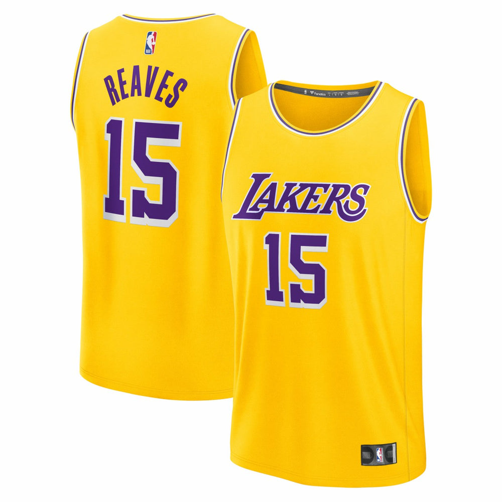 Gold Austin Reaves Los Angeles Lakers Fast Break Replica Jersey | NBA