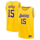 Gold Austin Reaves Los Angeles Lakers Fast Break Replica Jersey | NBA