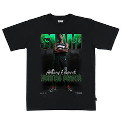 Black Anthony Edwards Minnesota Timberwolves SLAM Unisex Cover T-Shirt | NBA