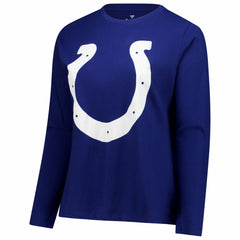 Indianapolis Colts Women's Plus Size Scoop Neck Long Sleeve T-Shirt | NFL US