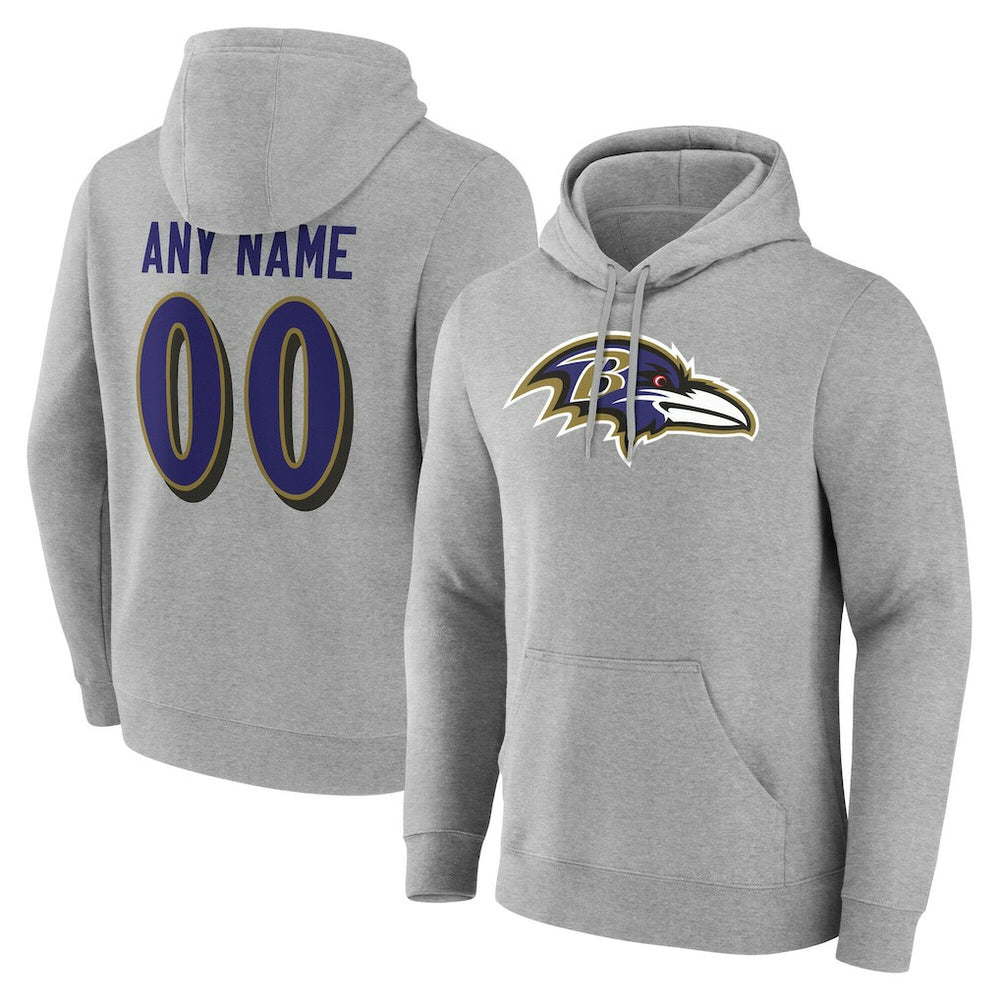 Baltimore Ravens Big & Tall Team Authentic Custom Hoodie | NFL US