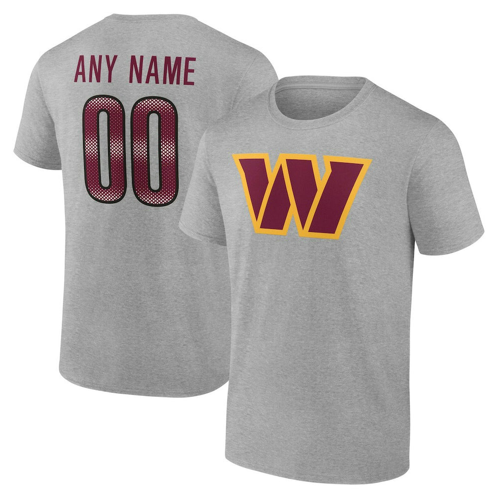 Washington Commanders Big & Tall Team Authentic Custom T-Shirt | NFL New