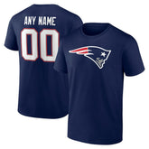 New England Patriots Big & Tall Team Authentic Custom T-Shirt | NFL Discount