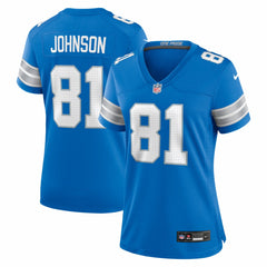 Detroit Lions Calvin Johnson Women's Team Retired Game Jersey | NFL Outlet