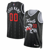 Black Toronto Raptors Unisex 2025/26 City Edition Swingman Custom Jersey | NBA