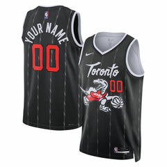 Black Toronto Raptors Unisex 2025/26 City Edition Swingman Custom Jersey | NBA