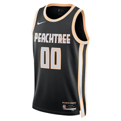 Black Atlanta Hawks Unisex 2025/26 City Edition Swingman Custom Jersey | NBA