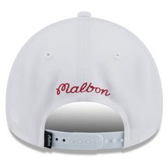 White Miami Heat x Malbon Golf Unisex 9FORTY A-Frame Adjustable Hat | NBA