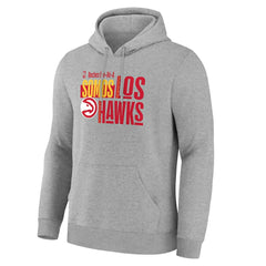 Gray Atlanta Hawks Noches Training Hoodie | NBA