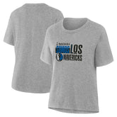 Gray Dallas Mavericks Women's Noches Training T-Shirt sale | NBA