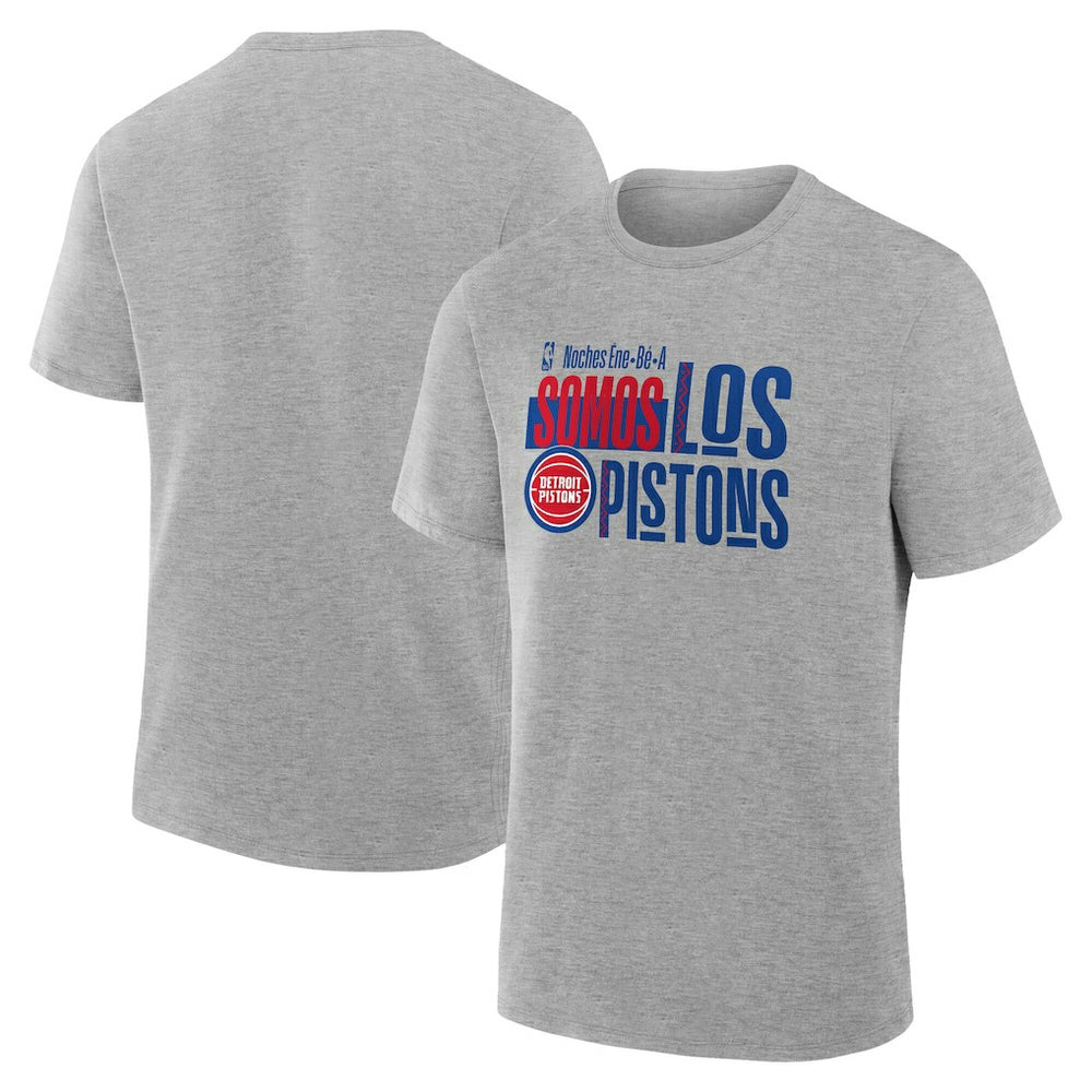 Gray Detroit Pistons Noches Training T-Shirt sale | NBA