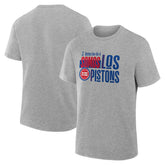 Gray Detroit Pistons Noches Training T-Shirt sale | NBA