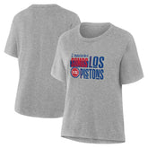 Gray Detroit Pistons Women's Noches Training T-Shirt sale | NBA