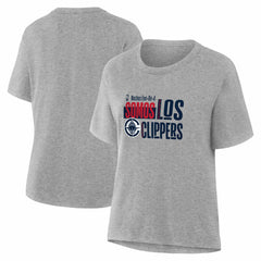 Gray LA Clippers Women's Noches Training T-Shirt | NBA