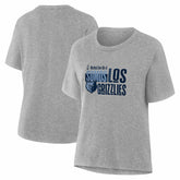Gray Memphis Grizzlies Women's Noches Training T-Shirt | NBA