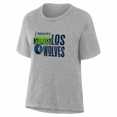 Gray Minnesota Timberwolves Women's Noches Training T-Shirt | NBA