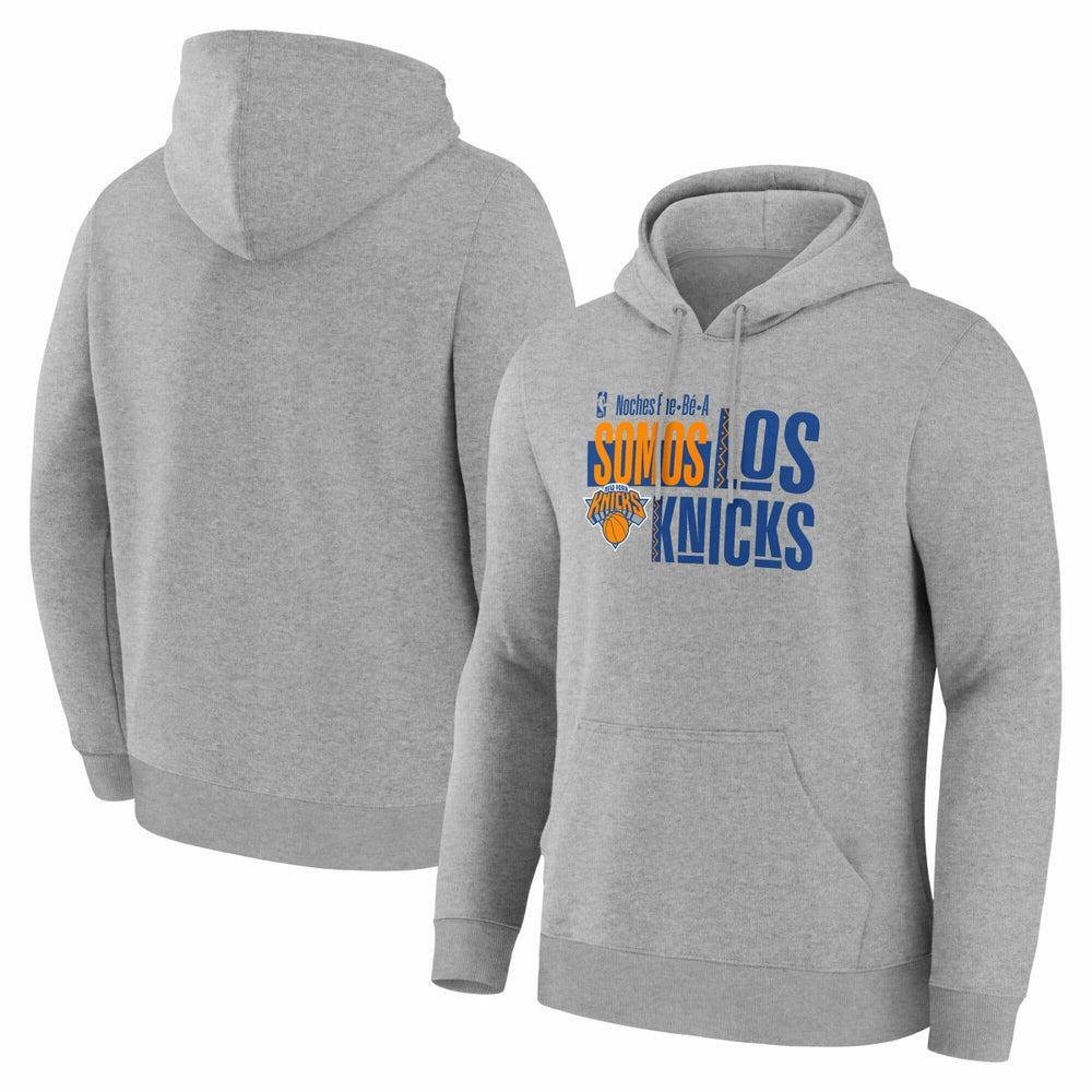 Gray New York Knicks Noches Training Hoodie | NBA