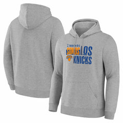Gray New York Knicks Noches Training Hoodie | NBA