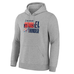 Gray Oklahoma City Thunder Noches Training Hoodie | NBA