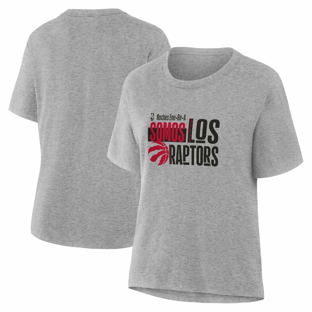 Gray Toronto Raptors Women's Noches Training T-Shirt | NBA