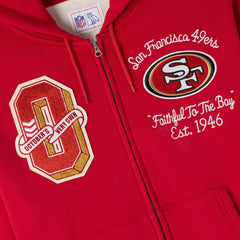 San Francisco 49ers OVO x NFL Unisex Full-Zip Waffle-Lined Hoodie | NFL Near me
