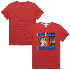 Red VJ Edgecombe Philadelphia 76ers Homage Unisex NBA Jam Tri-Blend T-Shirt | NBA