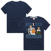Navy Cooper Flagg Dallas Mavericks Homage Unisex NBA Jam Tri-Blend T-Shirt sale | NBA