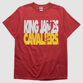 Maroon Cleveland Cavaliers Majestic 2000s T-shirt sale | NBA
