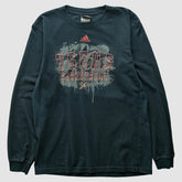 Black Philadelphia 76ers 2000s Long Sleeve T-shirt | NBA