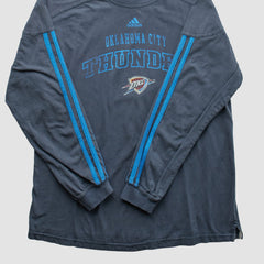 Navy Oklahoma City Thunder 2010s Long Sleeve T-shirt | NBA