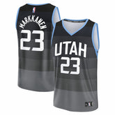Black Lauri Markkanen Utah Jazz 2025/26 City Edition Fast Break Jersey | NBA