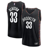 Black Nic Claxton Brooklyn Nets Youth 2025/26 City Edition Fastbreak Jersey | NBA