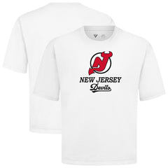 New Jersey Devils Levelwear Team Surge Luxe Signature Knit T-Shirt - NHL T-shirts