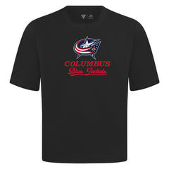 Columbus Blue Jackets Levelwear Team Surge Luxe Signature Knit T-Shirt - NHL T-shirts